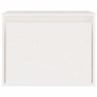 Muebles para TV 7 piezas madera maciza de pino blanco