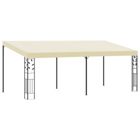 Cenador con montaje en la pared crema 6x3x2,5 m de , Carpas y cenadores - Ref: Foro24-47999, Precio: 384,49 €, Descuento: %