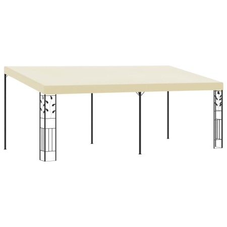 Cenador con montaje en la pared crema 6x3x2,5 m de , Carpas y cenadores - Ref: Foro24-47999, Precio: 384,49 €, Descuento: %