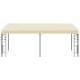 Cenador con montaje en la pared crema 6x3x2,5 m de , Carpas y cenadores - Ref: Foro24-47999, Precio: 384,49 €, Descuento: %