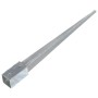 Picas de tierra 6 unidades acero galvanizado plateado 7x7x90 cm de , Puntas para anclaje en el suelo - Ref: Foro24-145405, Pr...