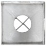 Picas de tierra 6 uds acero galvanizado plateado 8x8x91 cm