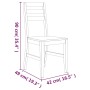 Sillas de comedor 2 unidades madera maciza de acacia | Foro24.es | Tu tienda online para hogar, jardín y más Foro24.es