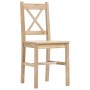 Conjunto de comedor 7 piezas madera de pino | Foro24.es | Tu tienda online para hogar, jardín y más Foro24.es