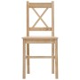 Conjunto de comedor 7 piezas madera de pino | Foro24.es | Tu tienda online para hogar, jardín y más Foro24.es