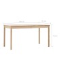 Conjunto de comedor 7 piezas madera de pino | Foro24.es | Tu tienda online para hogar, jardín y más Foro24.es