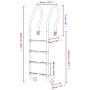 Escalera para piscina acero inoxidable 304 54x38x184,5 cm | Foro24.es | Tu tienda online para hogar, jardín y más Foro24.es