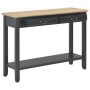 Mesa consola de madera negro 110x35x80 cm | Foro24.es | Tu tienda online para hogar, jardín y más Foro24.es