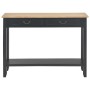 Mesa consola de madera negro 110x35x80 cm | Foro24.es | Tu tienda online para hogar, jardín y más Foro24.es