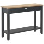 Mesa consola de madera negro 110x35x80 cm | Foro24.es | Tu tienda online para hogar, jardín y más Foro24.es