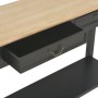 Mesa consola de madera negro 110x35x80 cm | Foro24.es | Tu tienda online para hogar, jardín y más Foro24.es