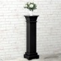 Soporte plantas pilar cuadrado clásico negro 17x17x66 cm MDF | Foro24.es | Tu tienda online para hogar, jardín y más Foro24.es