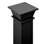 Soporte plantas pilar cuadrado clásico negro 17x17x66 cm MDF | Foro24.es | Tu tienda online para hogar, jardín y más Foro24.es
