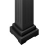 Soporte plantas pilar cuadrado clásico negro 17x17x66 cm MDF | Foro24.es | Tu tienda online para hogar, jardín y más Foro24.es