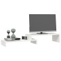 Soporte de monitor madera maciza pino blanco (52-101)x22x14 cm | Foro24.es | Tu tienda online para hogar, jardín y más Foro24.es