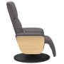 Sillón reclinable de masaje con reposapiés cuero sintético gris | Foro24.es | Tu tienda online para hogar, jardín y más Foro24.es