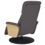 Sillón reclinable de masaje con reposapiés cuero sintético gris | Foro24.es | Tu tienda online para hogar, jardín y más Foro24.es