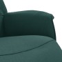 Sillón reclinable con reposapiés tela verde oscuro de , Sillones - Ref: Foro24-356661, Precio: 182,76 €, Descuento: %