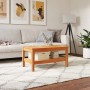 Mesa de centro madera maciza de pino marrón cera 80x50x40 cm | Foro24.es | Tu tienda online para hogar, jardín y más Foro24.es