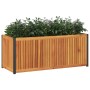 Jardinera de madera maciza de acacia y acero 110x45x44 cm | Foro24.es | Tu tienda online para hogar, jardín y más Foro24.es