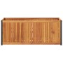 Jardinera de madera maciza de acacia y acero 110x45x44 cm | Foro24.es | Tu tienda online para hogar, jardín y más Foro24.es