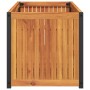Jardinera de madera maciza de acacia y acero 110x45x44 cm | Foro24.es | Tu tienda online para hogar, jardín y más Foro24.es
