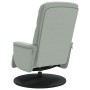 Sillón reclinable con reposapiés terciopelo gris claro de , Sillones - Ref: Foro24-356682, Precio: 182,07 €