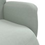 Sillón reclinable con reposapiés terciopelo gris claro de , Sillones - Ref: Foro24-356682, Precio: 182,07 €