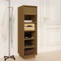 Solid pine wood shoe cabinet in honey brown color, 30x34x105 cm by vidaXL, Shoe racks and shoe organizers - Ref: Foro24-81355...