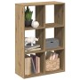 Librería divisora madera roble artisan 69,5x29x103,5 cm de , Librerías y estanterías - Ref: Foro24-858020, Precio: 62,18 €