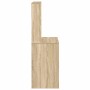 Escritorio con estantes contrachapada roble Sonoma 100x45x140cm de , Escritorios - Ref: Foro24-860438, Precio: 86,39 €, Descu...