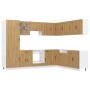 Mueble de cocina Kalmar 14 piezas artesanal roble de , Armarios de cocina - Ref: Foro24-3314980, Precio: 1,00 €