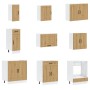 Mueble de cocina Kalmar 14 piezas artesanal roble de , Armarios de cocina - Ref: Foro24-3314980, Precio: 1,00 €