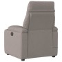 Sillón reclinable de masaje eléctrico tela gris taupe de , Sillones - Ref: Foro24-3303029, Precio: 252,61 €, Descuento: %