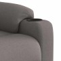 Sillón reclinable de masaje eléctrico tela gris taupe de , Sillones - Ref: Foro24-3303029, Precio: 252,61 €, Descuento: %
