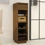 Solid pine wood shoe cabinet in honey brown color, 30x34x105 cm by vidaXL, Shoe racks and shoe organizers - Ref: Foro24-81355...