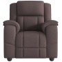 Sillón reclinable de tela marrón oscuro | Foro24.es | Tu tienda online para hogar, jardín y más Foro24.es