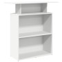 Mostrador de recepción blanco 100x40x104cm madera de ingeniería | Foro24.es | Tu tienda online para hogar, jardín y más Foro24.es