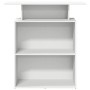Mostrador de recepción blanco 100x40x104cm madera de ingeniería | Foro24.es | Tu tienda online para hogar, jardín y más Foro24.es