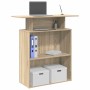 Mostrador recepción roble sonoma 100x40x104cm madera ingeniería de , Escritorios - Ref: Foro24-859053, Precio: 99,83 €, Descu...