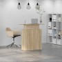Mostrador recepción roble sonoma 100x40x104cm madera ingeniería de , Escritorios - Ref: Foro24-859053, Precio: 99,83 €, Descu...