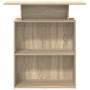 Mostrador recepción roble sonoma 100x40x104cm madera ingeniería de , Escritorios - Ref: Foro24-859053, Precio: 99,83 €, Descu...