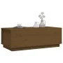 Solid pine honey brown coffee table 100x50x35 cm by vidaXL, Coffee table - Ref: Foro24-813423, Price: 82,03 €, Discount: %