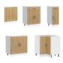 Mueble de cocina Lucca 11 piezas artesanal roble de , Armarios de cocina - Ref: Foro24-3314900, Precio: 794,70 €, Descuento: %