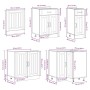 Mueble de cocina Lucca 11 piezas artesanal roble de , Armarios de cocina - Ref: Foro24-3314900, Precio: 794,70 €, Descuento: %