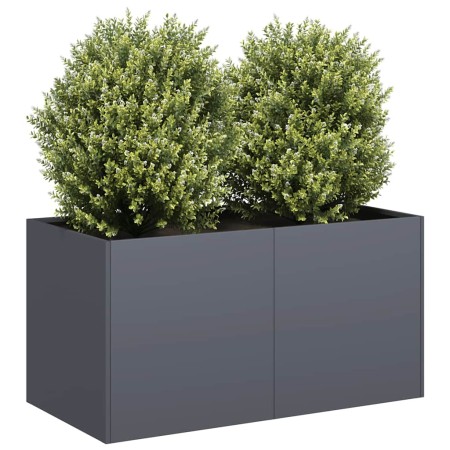 Jardinera de acero laminado en frío antracita 80x40x40 cm | Foro24.es | Tu tienda online para hogar, jardín y más Foro24.es