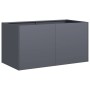 Jardinera de acero laminado en frío antracita 80x40x40 cm | Foro24.es | Tu tienda online para hogar, jardín y más Foro24.es