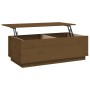 Couchtisch aus massivem Kiefernholz honigbraun 100x50x35 cm von vidaXL, Couchtisch - Ref: Foro24-813423, Preis: 82,03 €, Raba...
