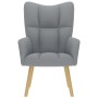 Sillón de relax de tela gris claro de , Sillones - Ref: Foro24-4016767, Precio: 104,80 €
