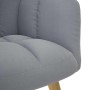 Sillón de relax de tela gris claro de , Sillones - Ref: Foro24-4016767, Precio: 104,80 €